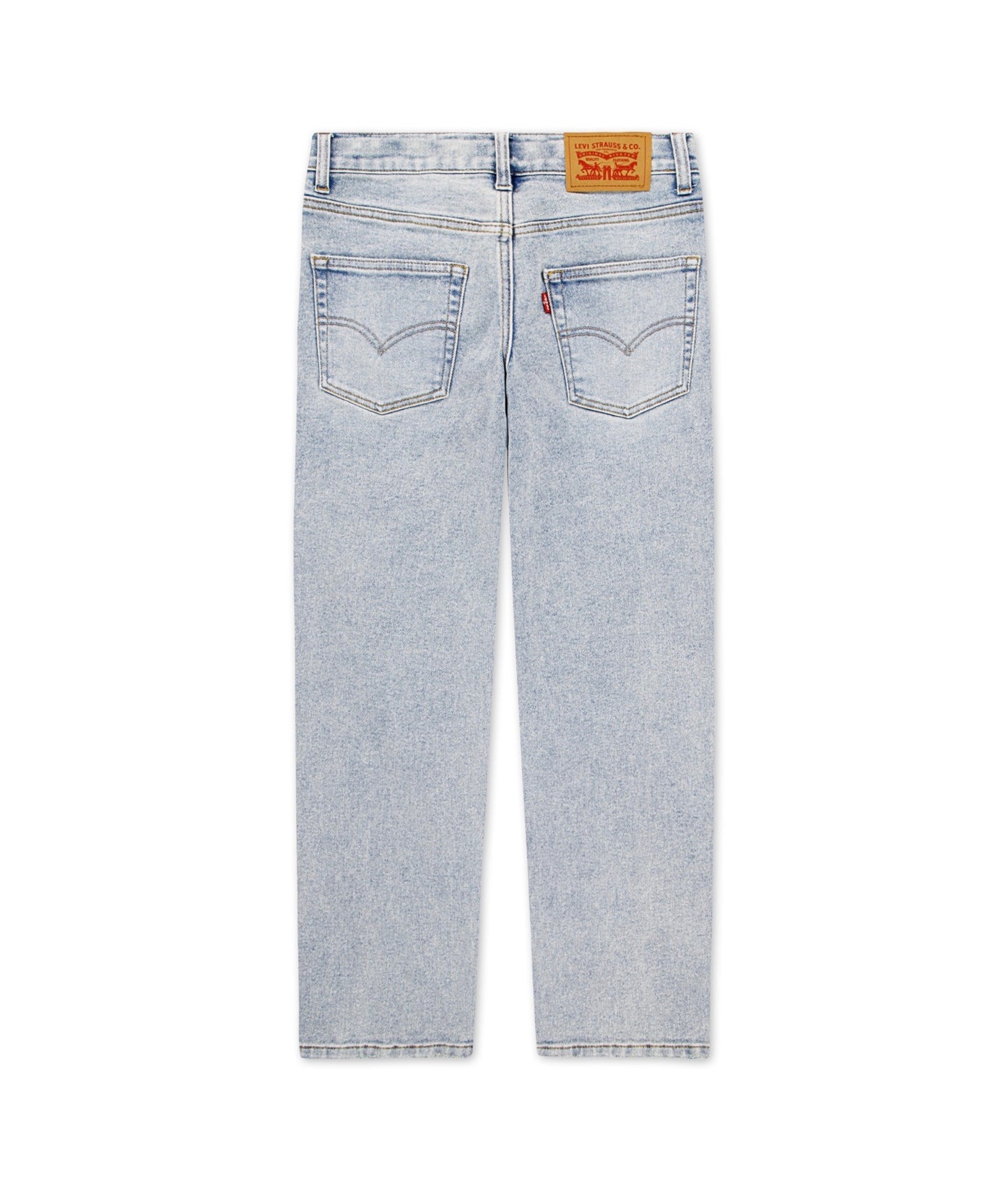 Jeans coupe ample fuselée - 91D516-LD2 - Bleu essentiel - 8 à 18 ans