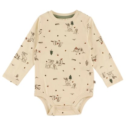 Ensemble cache-couche et salopette - Ma douce forêt - F2659-08 - Nouveau-né à 24 mois