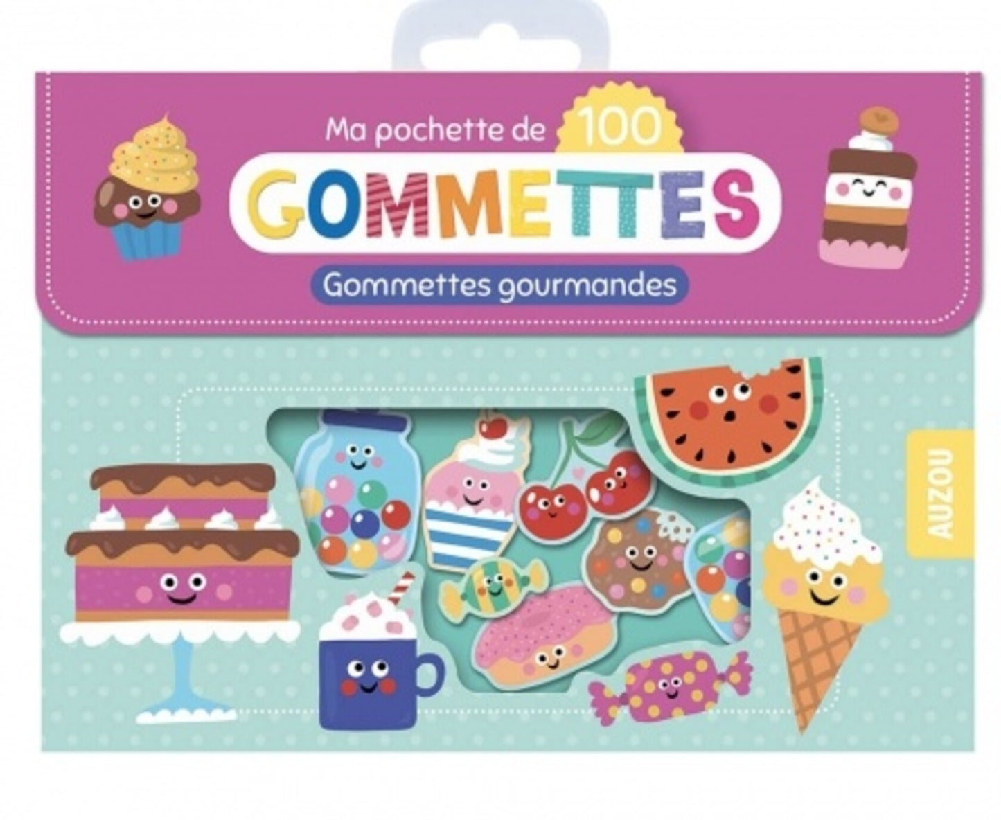 Ma Pochette De 100 Grandes Gommettes - Gourmandes