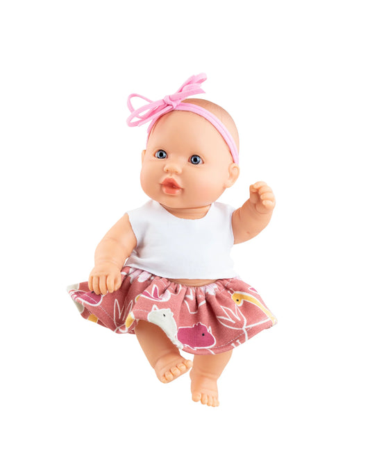 POUPÉE PEQUES - GRETA AVEC JUPE SAFARI