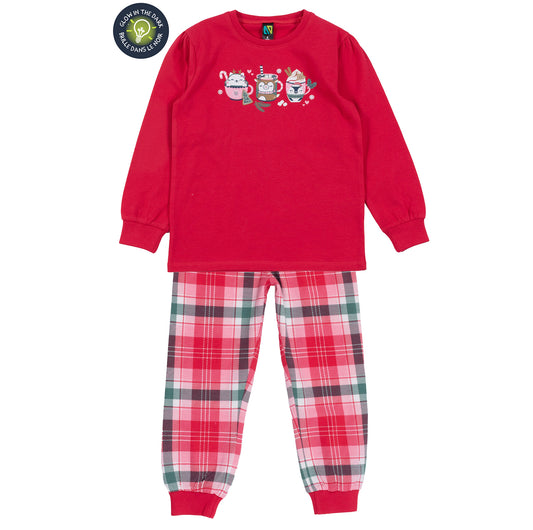 Pyjama deux pièces- Collection des fêtes - F25P60 - 2 à 14 ans