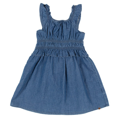 Robe en denim - Vacances à Malibu - S2508-01 - 2 à 10 ans