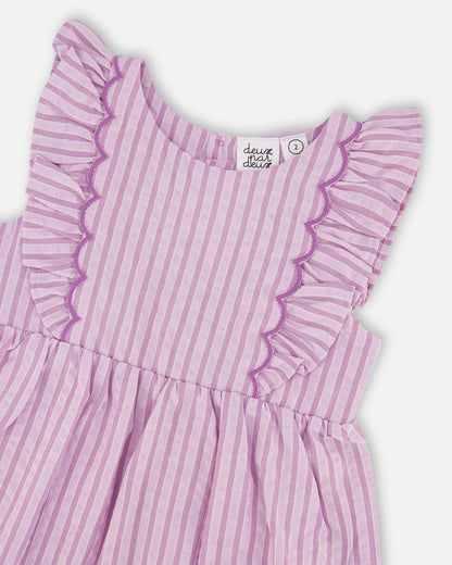 Robe à rayures - H30E86_3H108 - 2 à 8 ans