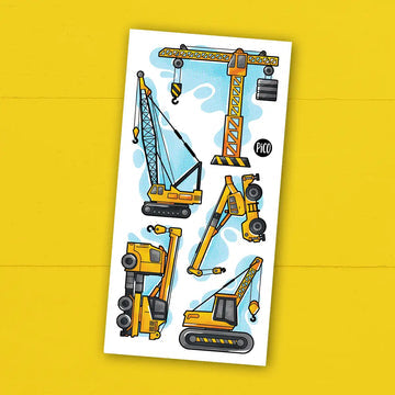 Tatouages  - Les grues du chantier