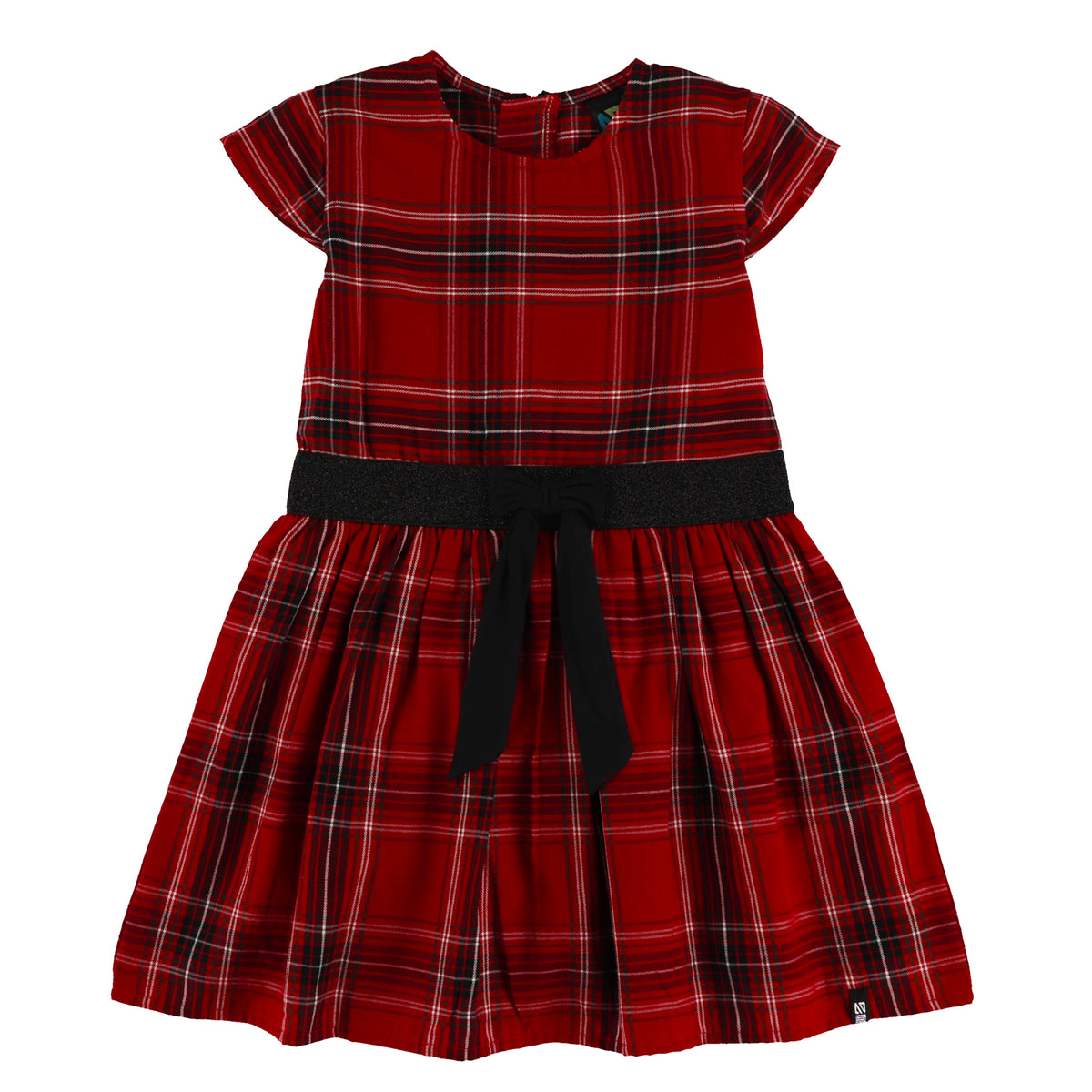 Robe à manches courtes - Le cœur des fêtes - F2630-05 - 2 à 10 ans