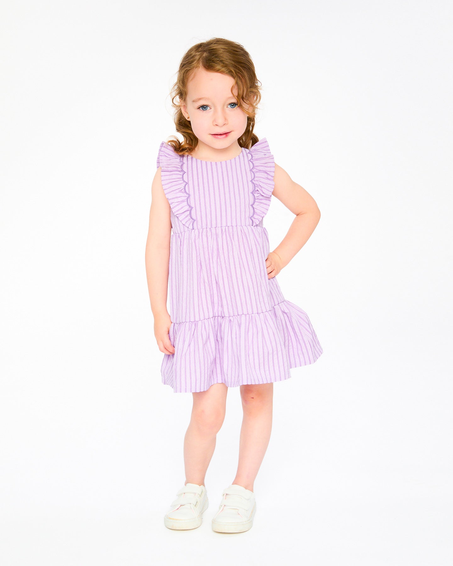 Robe à rayures - H30E86_3H108 - 2 à 8 ans