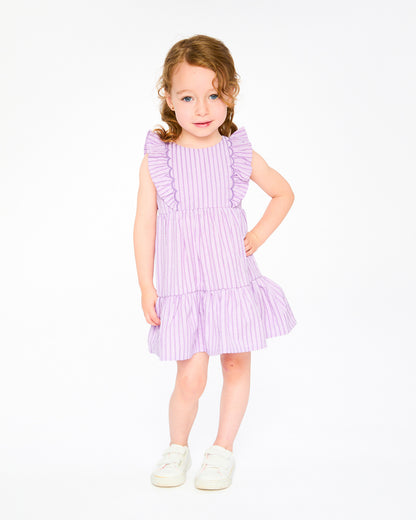 Robe à rayures - H30E86_3H108 - 2 à 8 ans