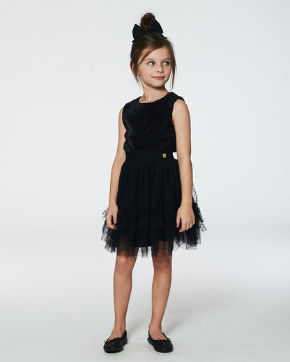 Robe sans manche avec jupe de tule - Sur mon 31 - G20O87-999 - 3 à 12 ans