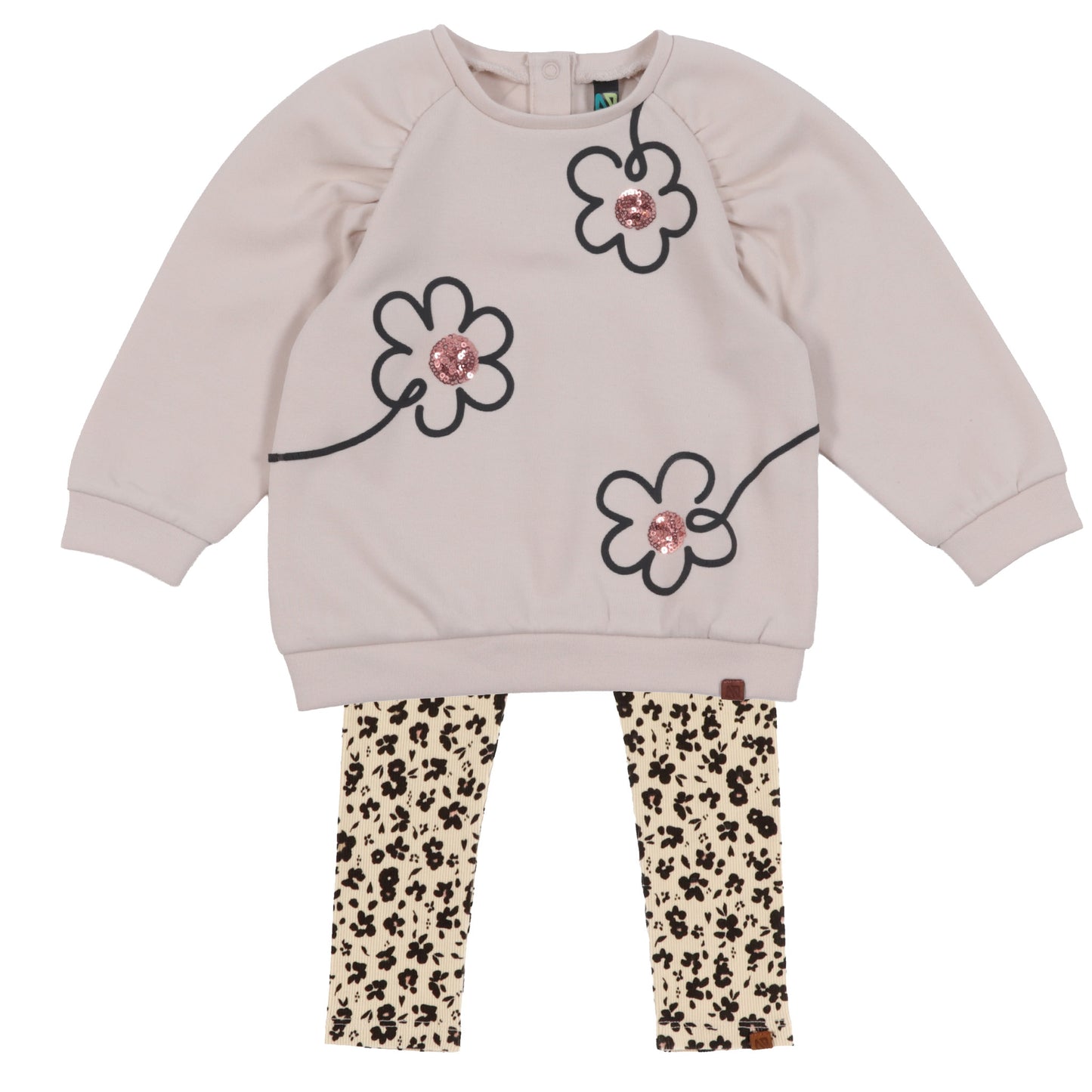 Chandail et legging - Âme des prairies - F2652-03 - 3 à 24 mois