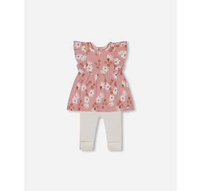 Ensemble tunique et legging en coton organique - G30A10_069 - 3 à 24 mois