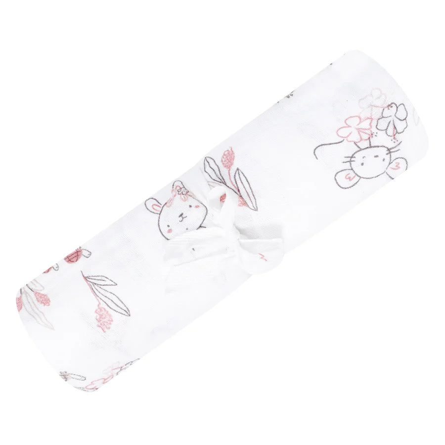 Couverture de mousseline - Lapin