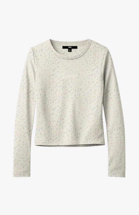 Chandail TERI CONFETTI RIB LONG SLEEVE - Gimauve -  8 à 14 ans