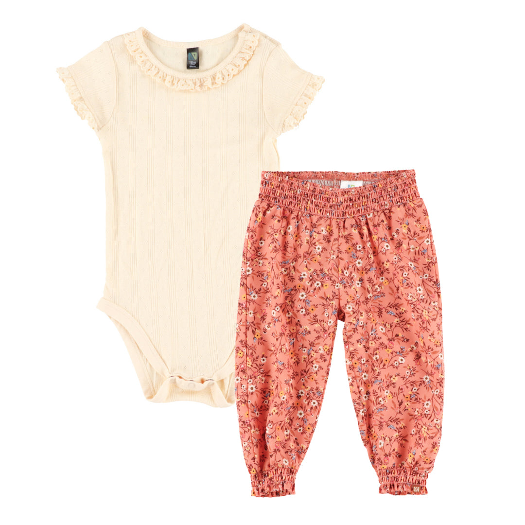 Ensemble cache-couche et Short -Petite cowgirls - S2656-09 - Nouveau-né à 24 mois