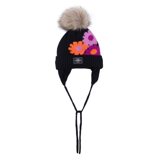 Tuque d’hiver - F25TU264- Noir - 2 à 6 ans