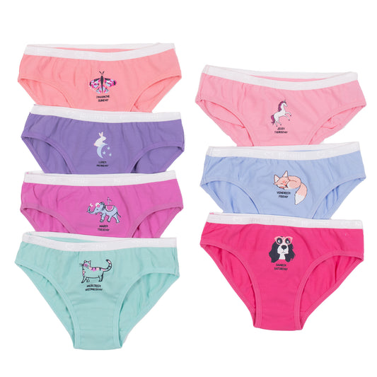 Culotte Paquet de 7 - Jours de semaine- F24SV10 - 2/3 à 10/12 ans