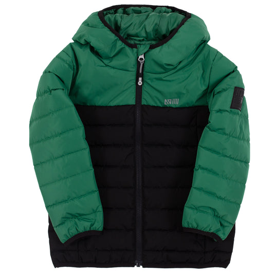 Manteau Matelassé - Vert - F24M1251 - 2 à 14 ans