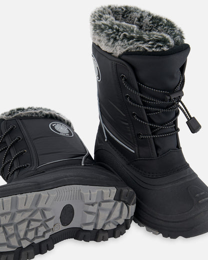 Bottes d'hiver H10XBOT1-999 - Anthracite - 8E à 3J