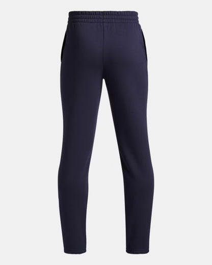 UA Boys' Rival Fleece Colorblock Graphic Joggers Bleu/Blanc - 7 à 14 ans