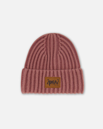 Tuque en tricot - F30WT24-676 - Rose ancien - 2 à 14 ans