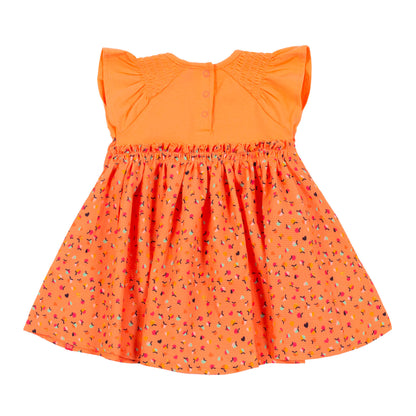 Robe à manche courte - Petite pomme d’amour - S2454-04 - 6 à 24 mois