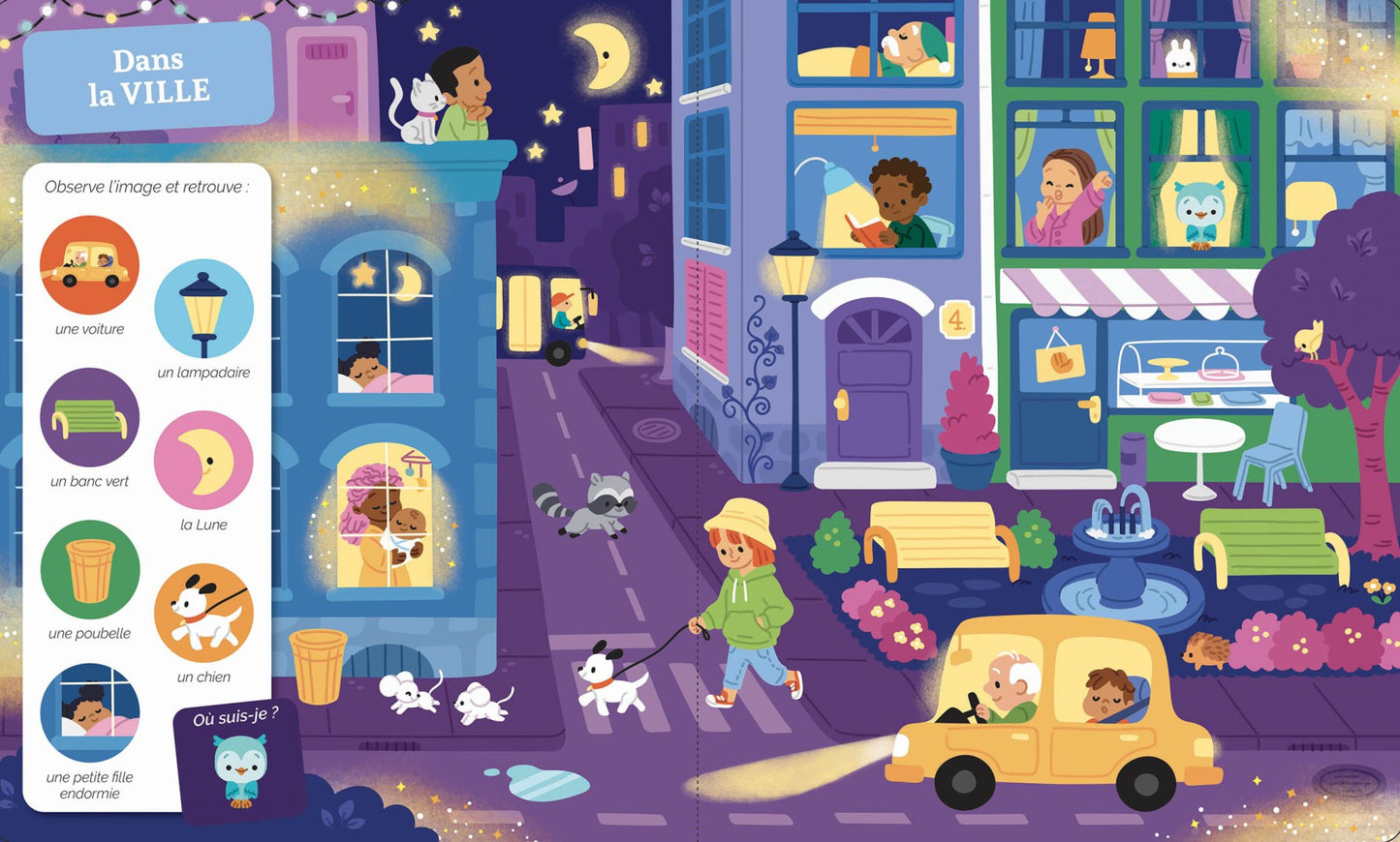 Mes 20 Cherche et trouve des tout-petits : qui brille dans le Noir!