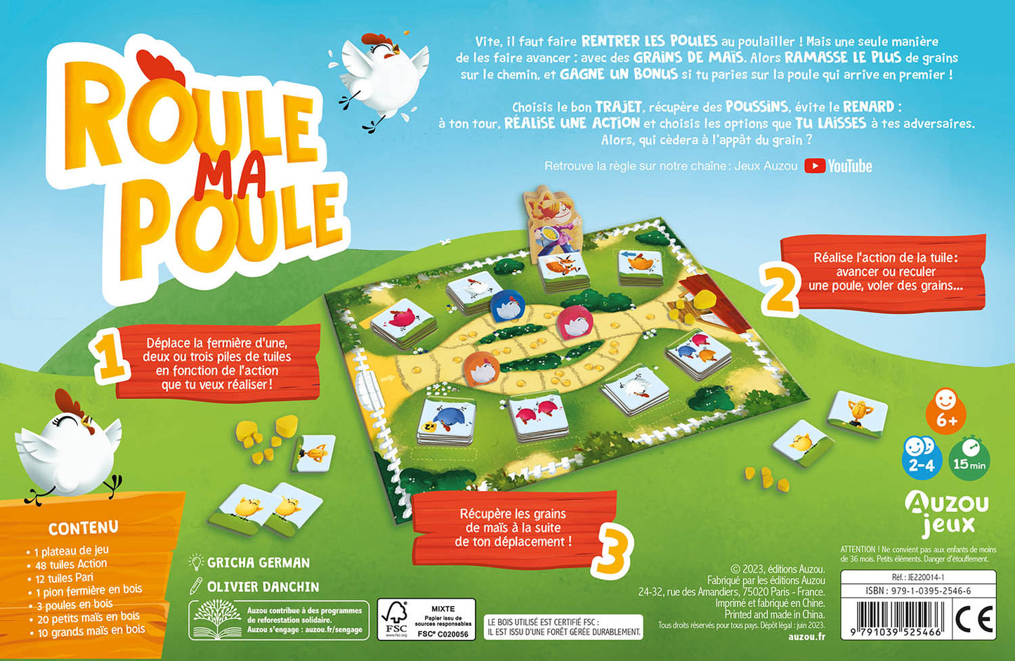 Jeu de société - Roule Ma Poule