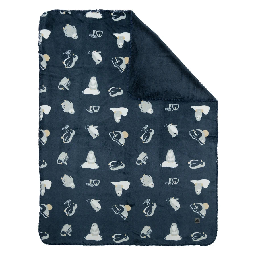 Couverture en peluche - Pingouin