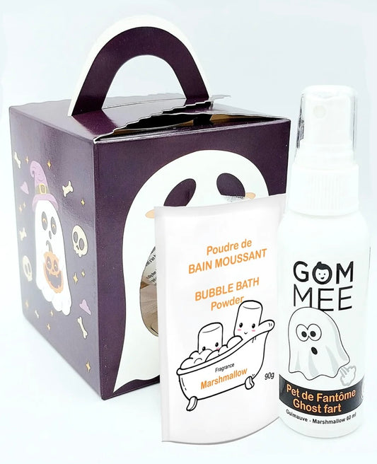 NOUVEAU HALLOWEEN BOITE SURPRISE RITUEL FANTOMATIQUE (POUDRE MOUSSANTE ET PET)