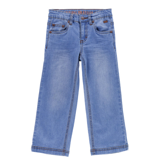 Jeans jambes larges- Le club des cowgirls - S2606-15 - 2 à 10 ans