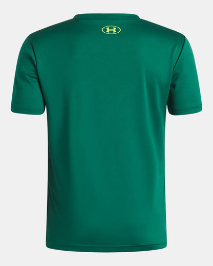 T-Shirt -  UA Tech™ Graphic 6013833-312 - Vert- 7 à 14 ans