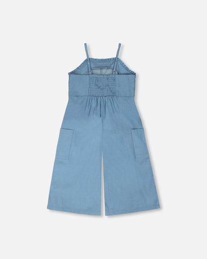Jumpsuit chambray - H30K41_3H129 - 2 à 10 ans