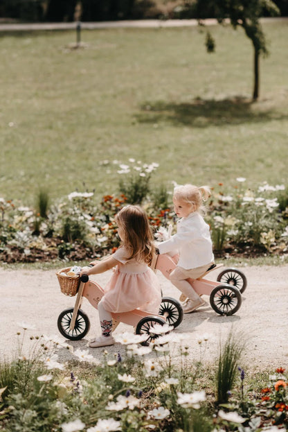 2-EN-1 TINY TOT Tricycle & Vélo d'équilibre - Rose