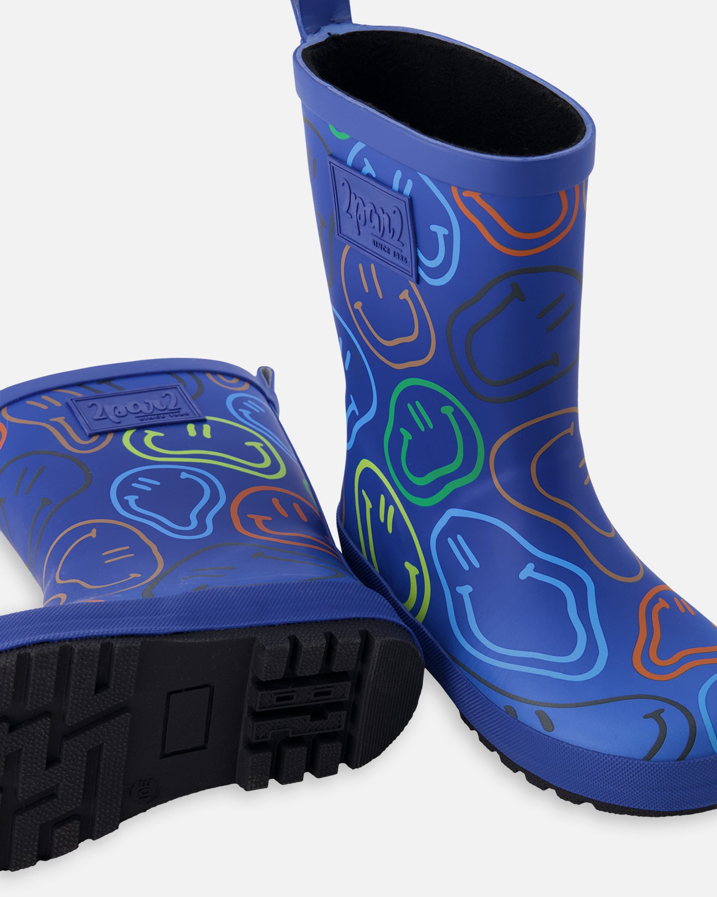 Bottes de pluie H30WB10-Imprimé Happy face - 4E à 13E