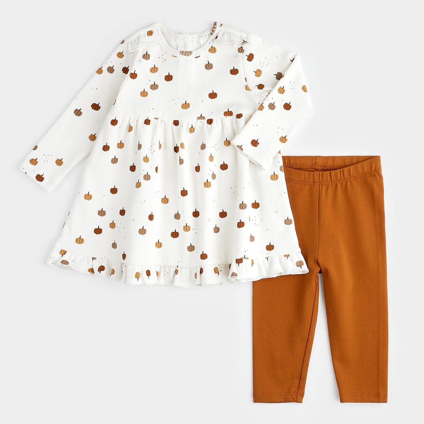 Ensemble Robe et legging citrouilles - 3 à 24M