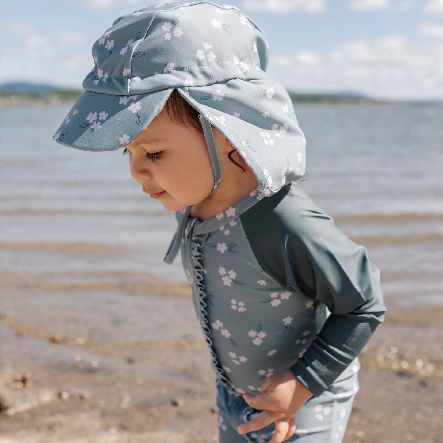 Casquette UV - Floral - 0/18 mois à 6 ans