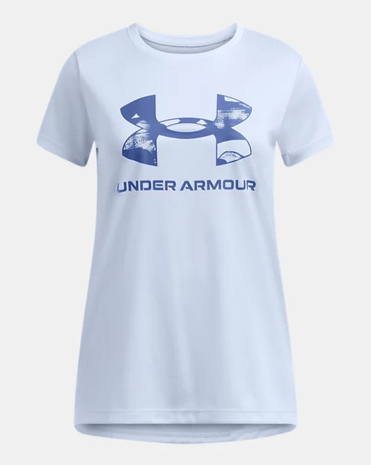 T-shirt UA Tech™ 2.0 Short Sleeve - Bleu - 7 à 14 ans