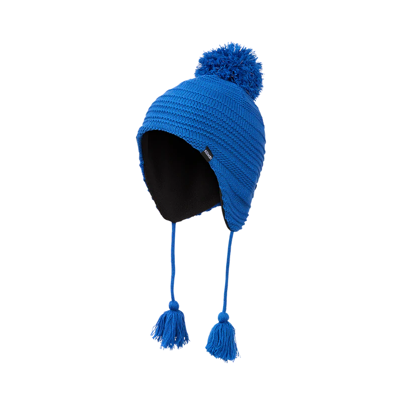 Tuque d’hiver à Pompom - Blue Royal - 2 à 7 ans