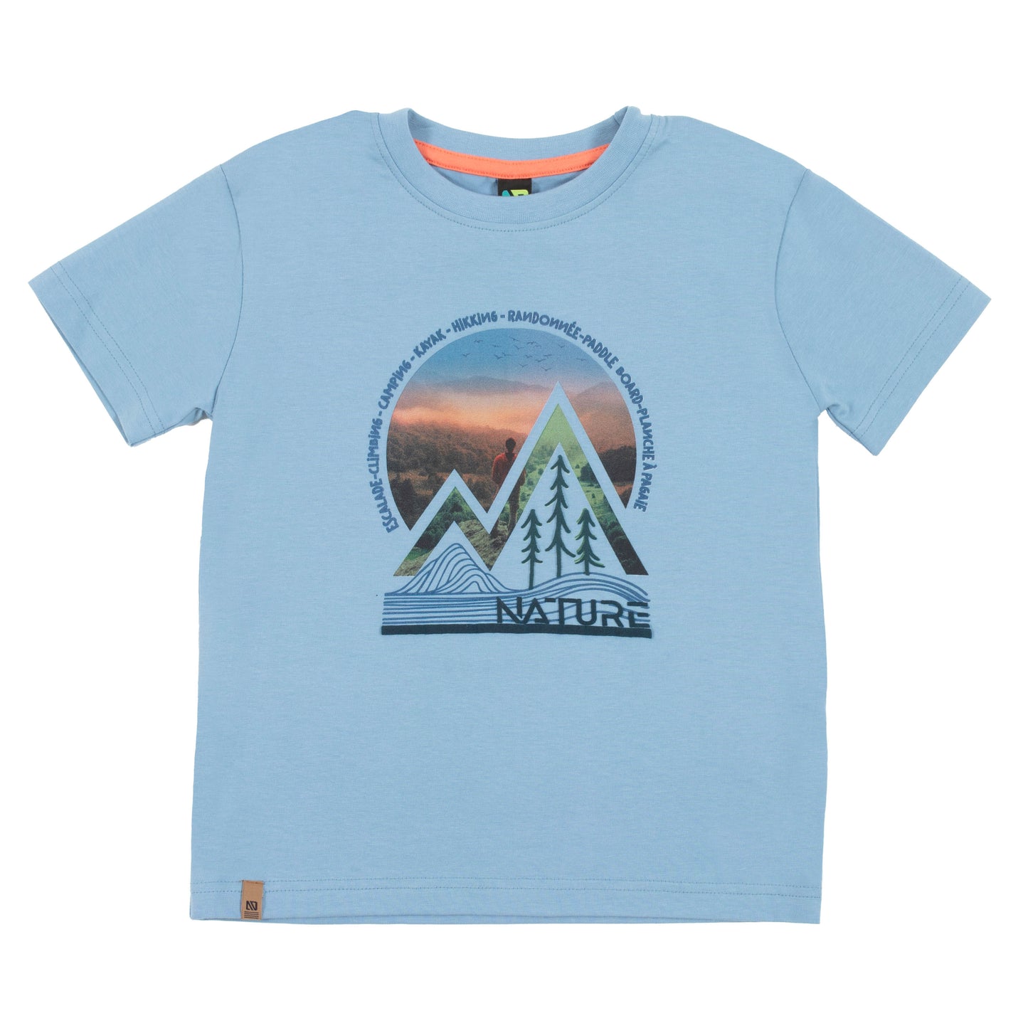 T-shirt  - Destination plein air - S2503-02 - 2 à 10 ans