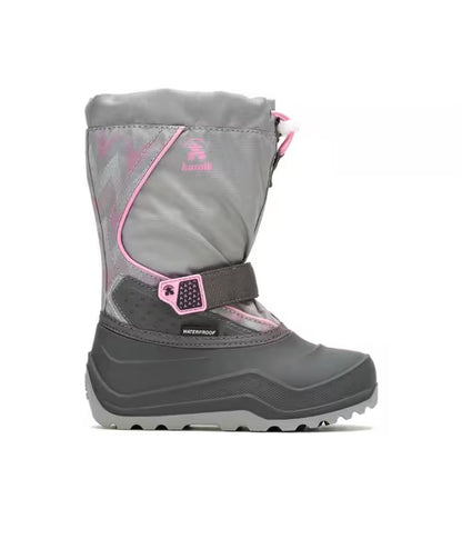 Bottes d'hiver SNOWFALL P - Gris pâle/Rose