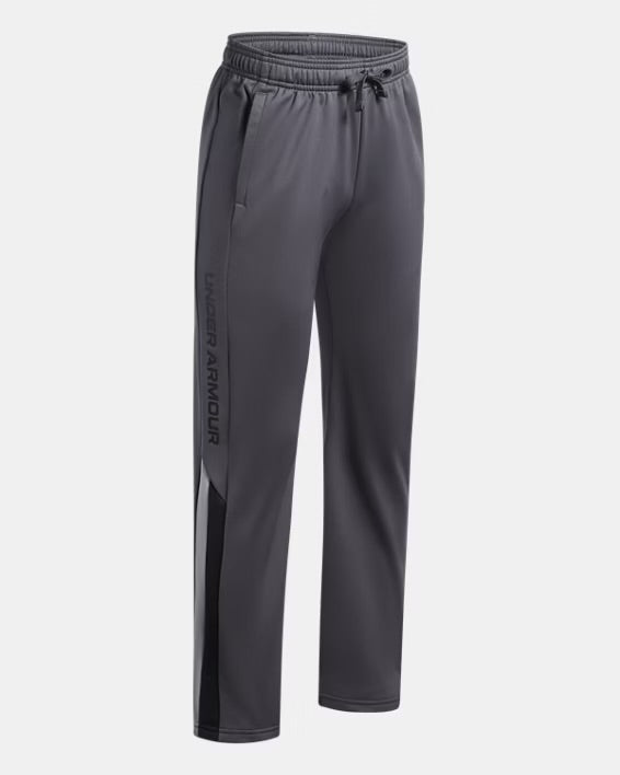 UA Boys' Brawler 3.0 Tapered Pants CASTLEROCK - 7 à 14 ans