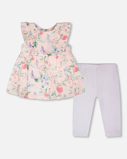 Ensemble tunique et legging- H30B11_3H059 - 3 à 24 mois