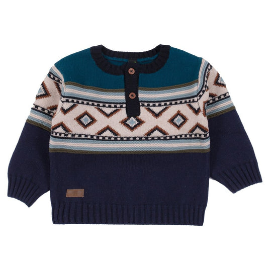 Chandail en tricot -Recolte d’automne- F2555-10- 3 à 24 mois
