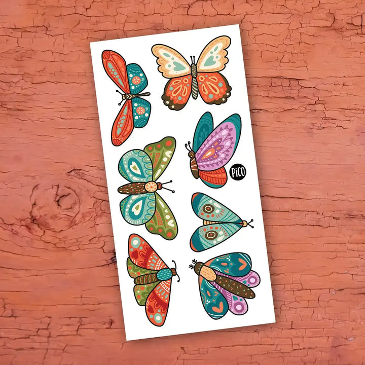 Tatouages  - Les papillons colorés