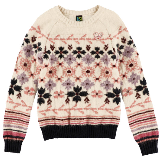 Chandail en tricot  - Douceur d’hiver - F2608-10 - 2 à 10 ans