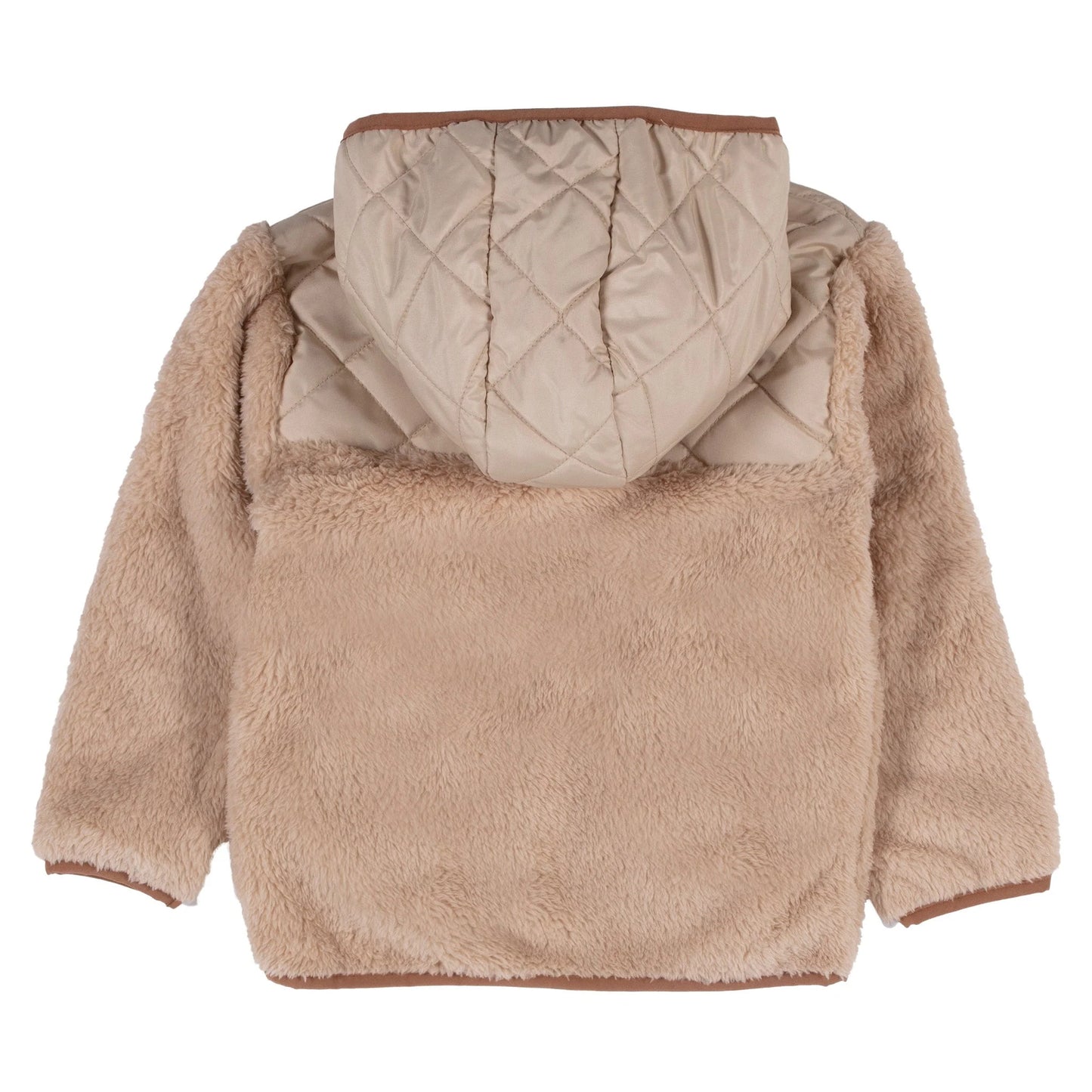 Veste de sherpa - F25VS01 - Beige - 2 à 12 ans