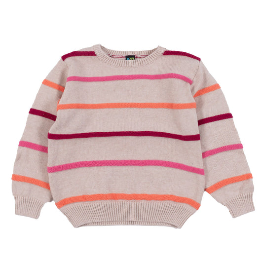 Chandail en tricot - Fleurs d’antan - F2504-07- 2 à 10 ans