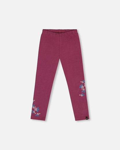 Legging uni en coton organique - Forêt enchantée - G20I60-540 - 2 à 10 ans