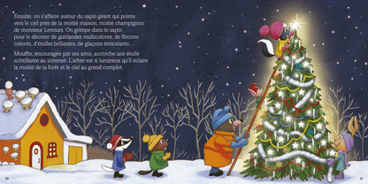 Livre - Mouffie la mouffette et le lutin de Noël