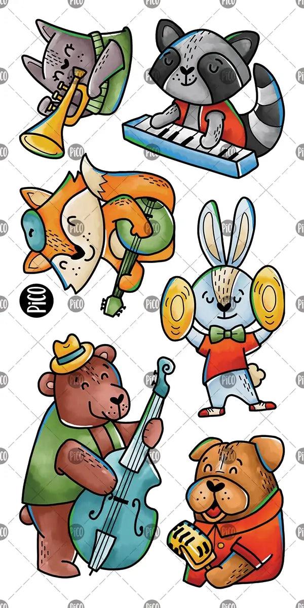 Tatouages  - La bande musicale d’animaux