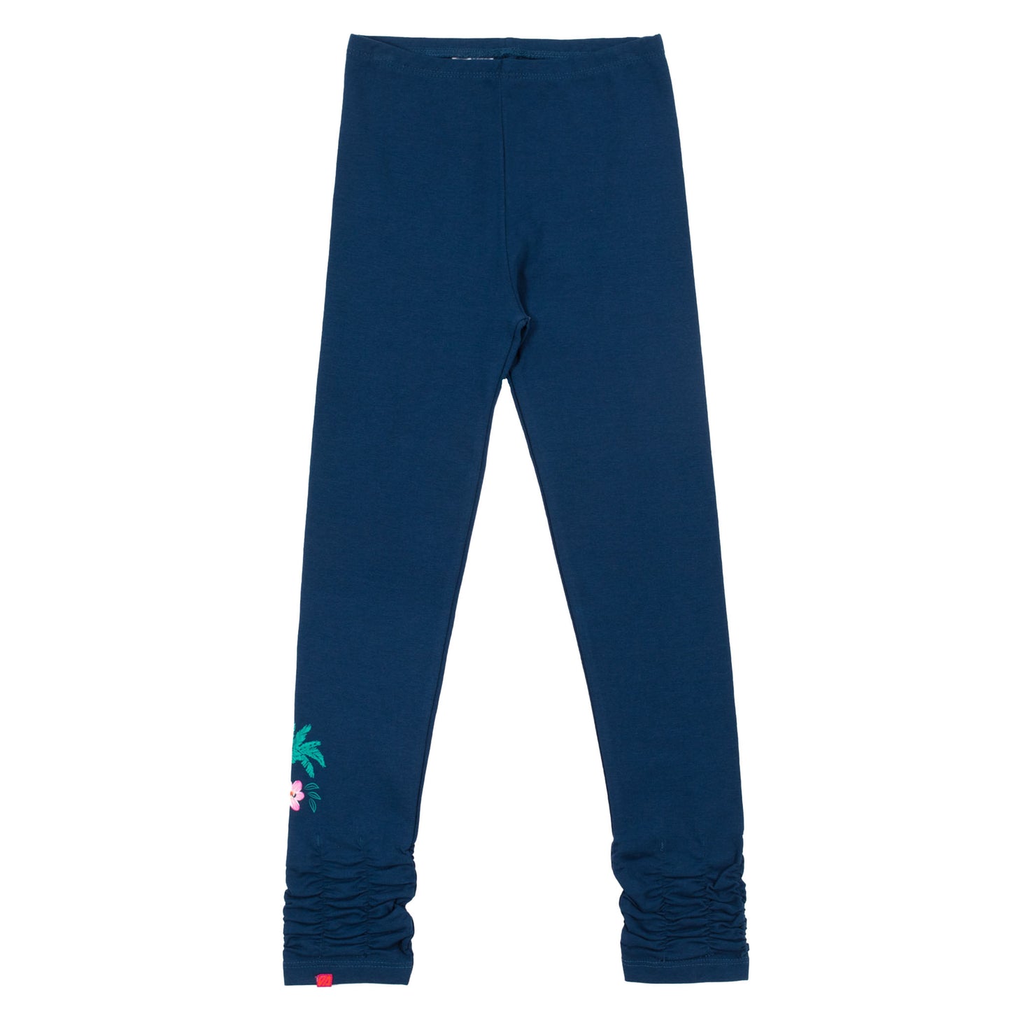 Legging long bleu acier - Jungle asiatique - S2402-10 - 2 à 10 ans